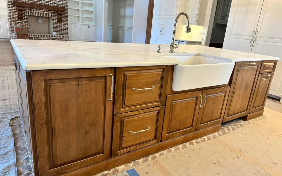 farmhouse sink wood island classic kitchen.jpg