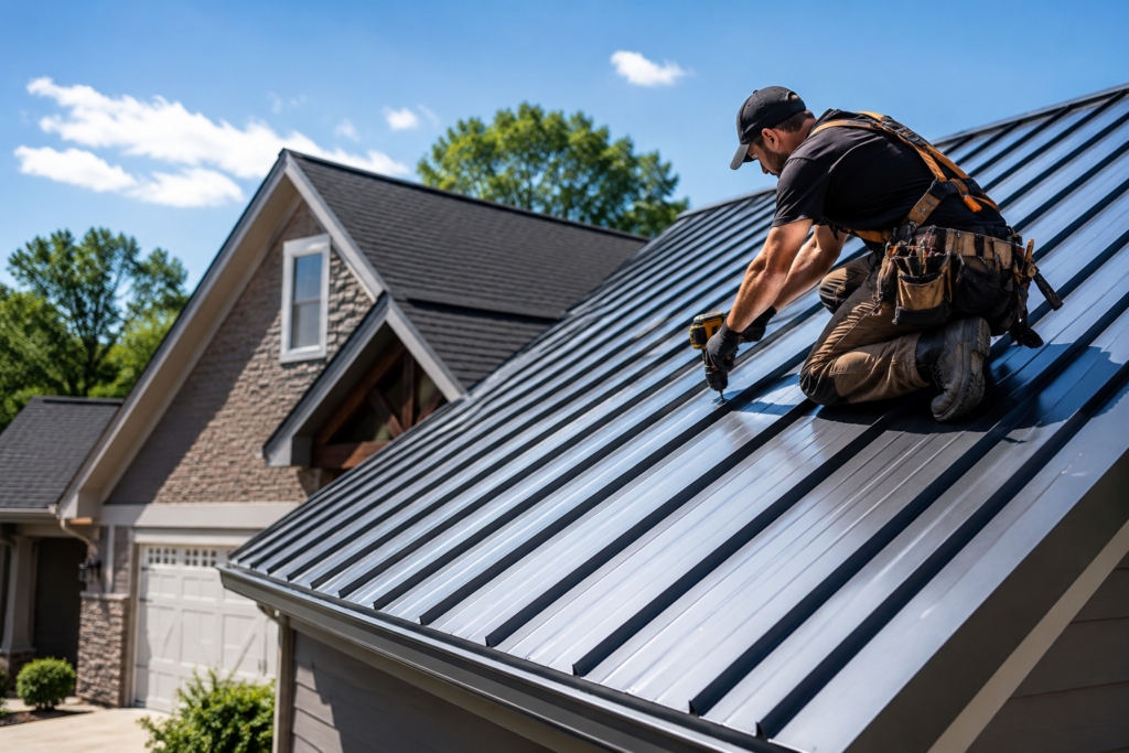metal roof installers Memphis residential roofing installation