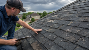 hail-damaged-shingles-Memphis-storm-damage-roof-inspection